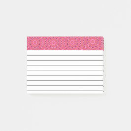 Abstrakt sommarlinje post-it block