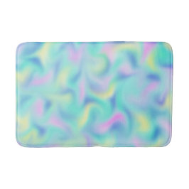 Abstrakt Söt Pastel Swirls Mönster Badrumsmatta