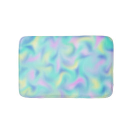 Abstrakt Söt Pastel Swirls Mönster Badrumsmatta