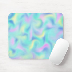 Abstrakt Söt Pastel Swirls Mönster Musmatta