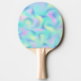 Abstrakt Söt Pastel Swirls Mönster Pingisracket