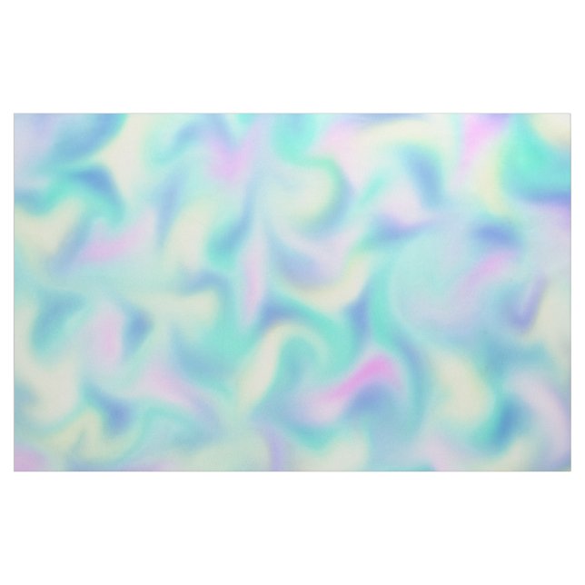 Abstrakt Söt Pastel Swirls Mönster Tyg (Yard)