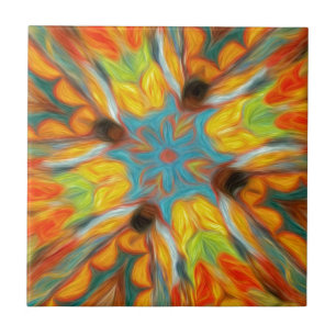 Abstrakt Southwestern design Kakelplatta