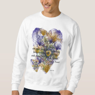 Abstrakt spansk Proverb för blommigt för mostrar Lång Ärmad Tröja