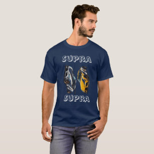Abstrakt spegelsymmetrisk MK5 Supra grafisk t-shir T Shirt