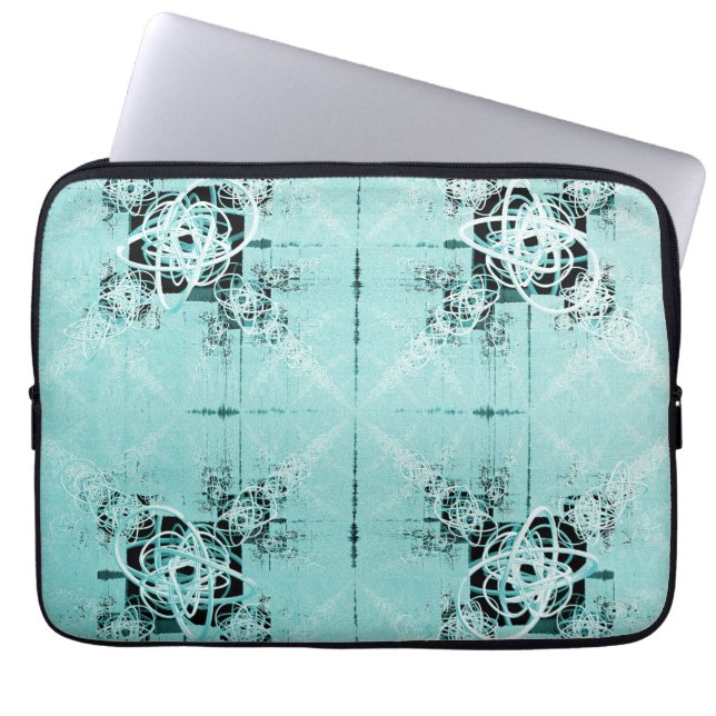 Abstrakt Spiral Delight Laptop sleeve (Framsidan)