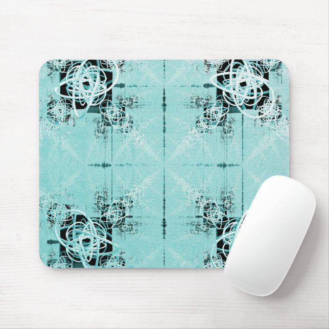 Abstrakt Spiral Delight Mousepad Musmatta (Med mus)