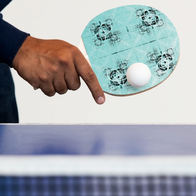 Abstrakt Spiral Delight Ping Pong Paddle Pingisracket (Insitu)