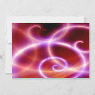Abstrakt Spiral Digital Art-inbjudan Inbjudningar