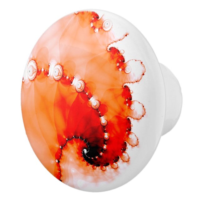 Abstrakt Spiral Färgfläckig fjällning Knopp (Höger)