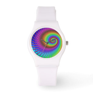 Abstrakt spiral Fractal Armbandsur