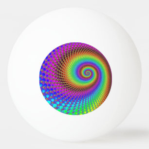Abstrakt Spiral Fractal I Pingisboll