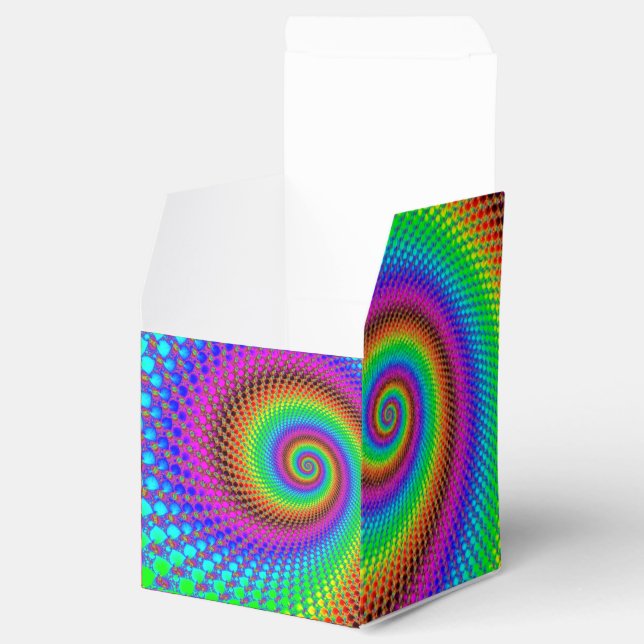 Abstrakt Spiral Fractal Presentaskar (Öppnad)