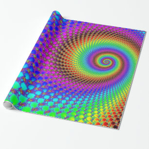 Abstrakt Spiral Fractal Presentpapper