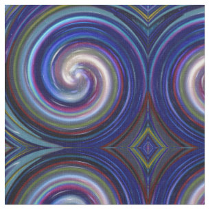 Abstrakt Spiral Swirl Mönster #25 Tyg