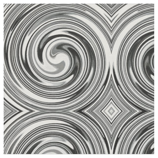Abstrakt Spiral Swirl Mönster #57 Tyg (Närbild)