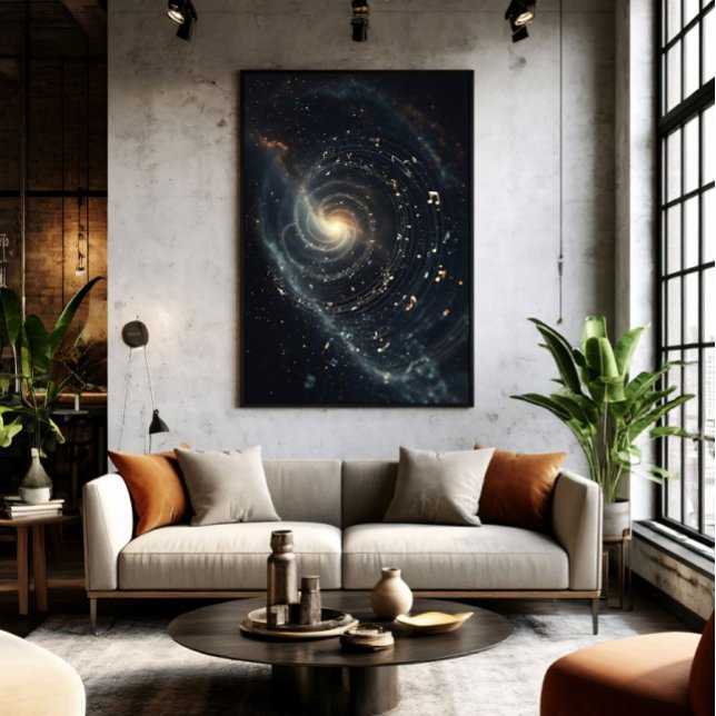 Abstrakt Spiral Universum för Musik Poster (Skapare uppladdad)