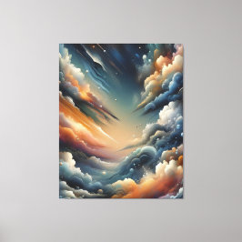 Abstrakt Spray-färg Canvastryck