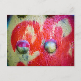 Abstrakt Spray Paint Art 02 Vykort