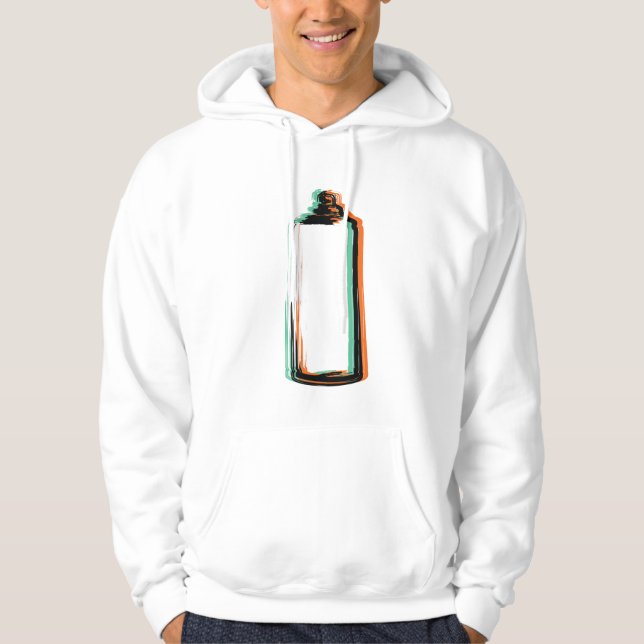 Abstrakt Spray Paint Cans Hoodie (Framsida)