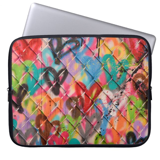 Abstrakt Spray Paint Struktur Background,street Laptop Fodral (Framsidan)