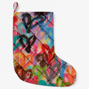 Abstrakt Spray Paint Struktur Background,street Liten Julstrumpa