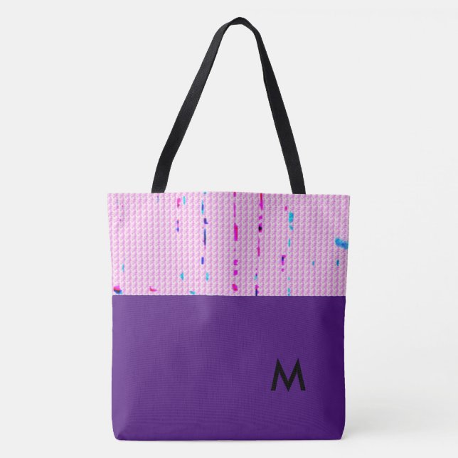 Abstrakt sprinkles Tote Bag Tygkasse (Framsida)