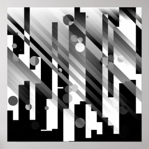 Abstrakt stad poster