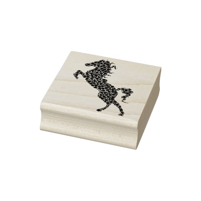abstrakt Stallion art frimärke Stämpel (Stämpel)