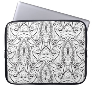 Abstrakt stam- klotter laptop fodral