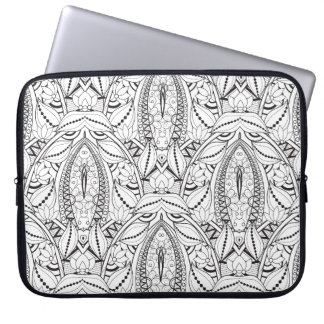 Abstrakt stam- klotter laptop fodral