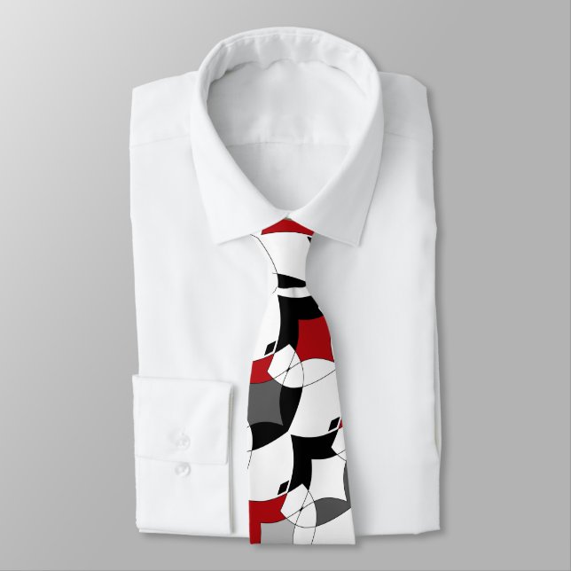 Abstrakt stamprydnad . slips (Bunden)