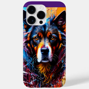 Abstrakt stänk färg hund