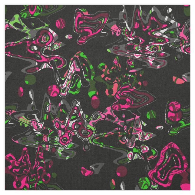 Abstrakt stänk modern stilistiskt mode onab tyg (Provkarta)