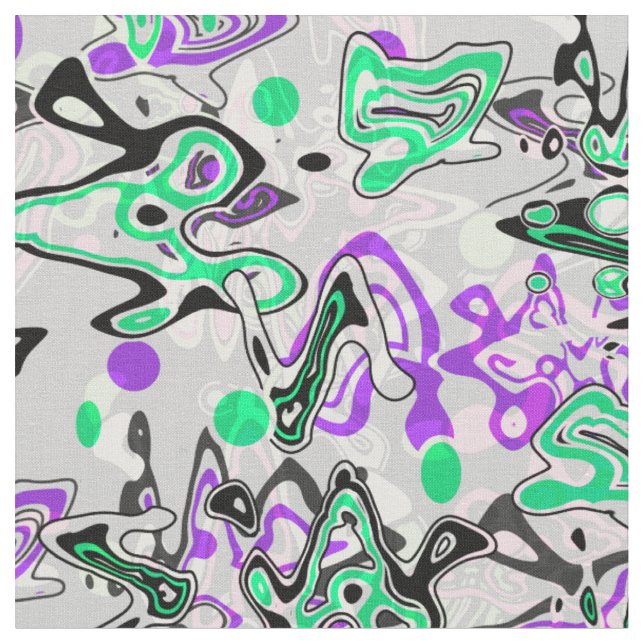 Abstrakt stänk modern stilistiskt mode onab tyg (Närbild)