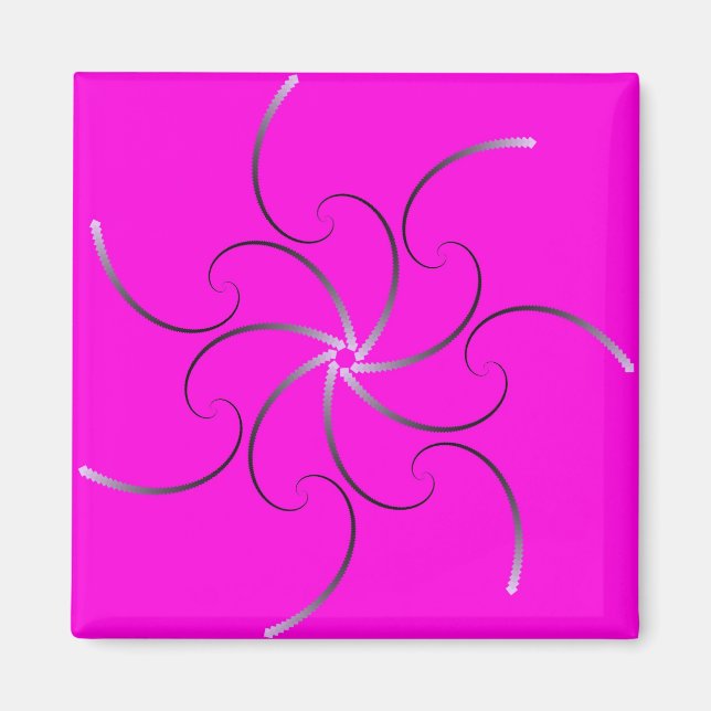Abstrakt Star Magnet (Framsidan)