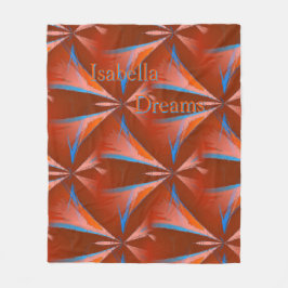 Abstrakt Star Mönster Personlig Fleece Blanket