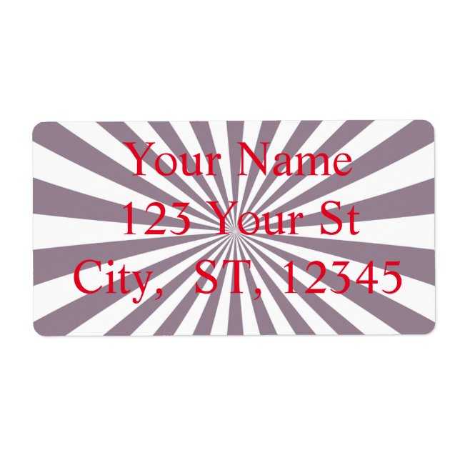 Abstrakt Starburst Thunder_Cove Fraktsedel (Framsidan)