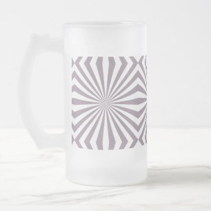 Abstrakt Starburst Thunder_Cove Frostat Ölglas