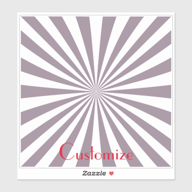 Abstrakt Starburst Thunder_Cove Klistermärken (Ark)