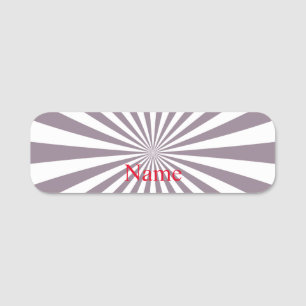 Abstrakt Starburst Thunder_Cove Namnbricka