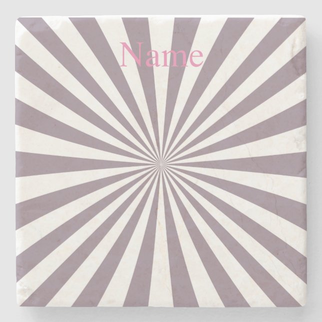 Abstrakt Starburst Thunder_Cove Stenunderlägg (Framsidan)