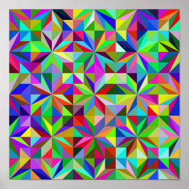 Abstrakt Stars Poster