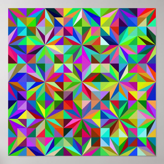Abstrakt Stars Poster (Framsidan)