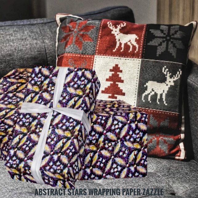 Abstrakt Stars Presentpapper (Skapare uppladdad)
