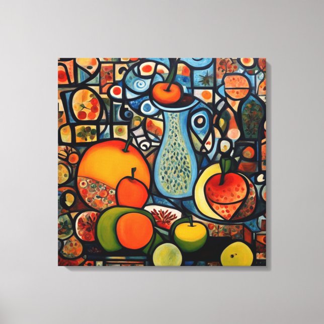 Abstrakt still Life Canvas Art (Framsida)