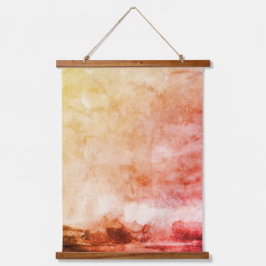 Abstrakt Storm Måne Watercolor Hanging Tapestry