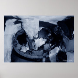 Abstrakt Storm Poster