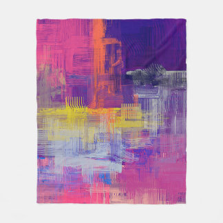 Abstrakt struktur. 2d illustration. Uttrycklig han Fleecefilt