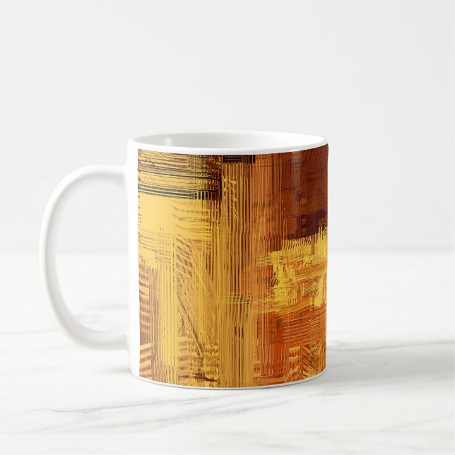 Abstrakt struktur. 2d illustration. Uttrycklig han Kaffemugg (Vänster)